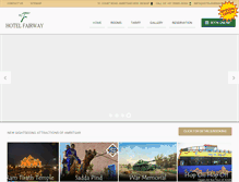 Tablet Screenshot of hotelfairway.com